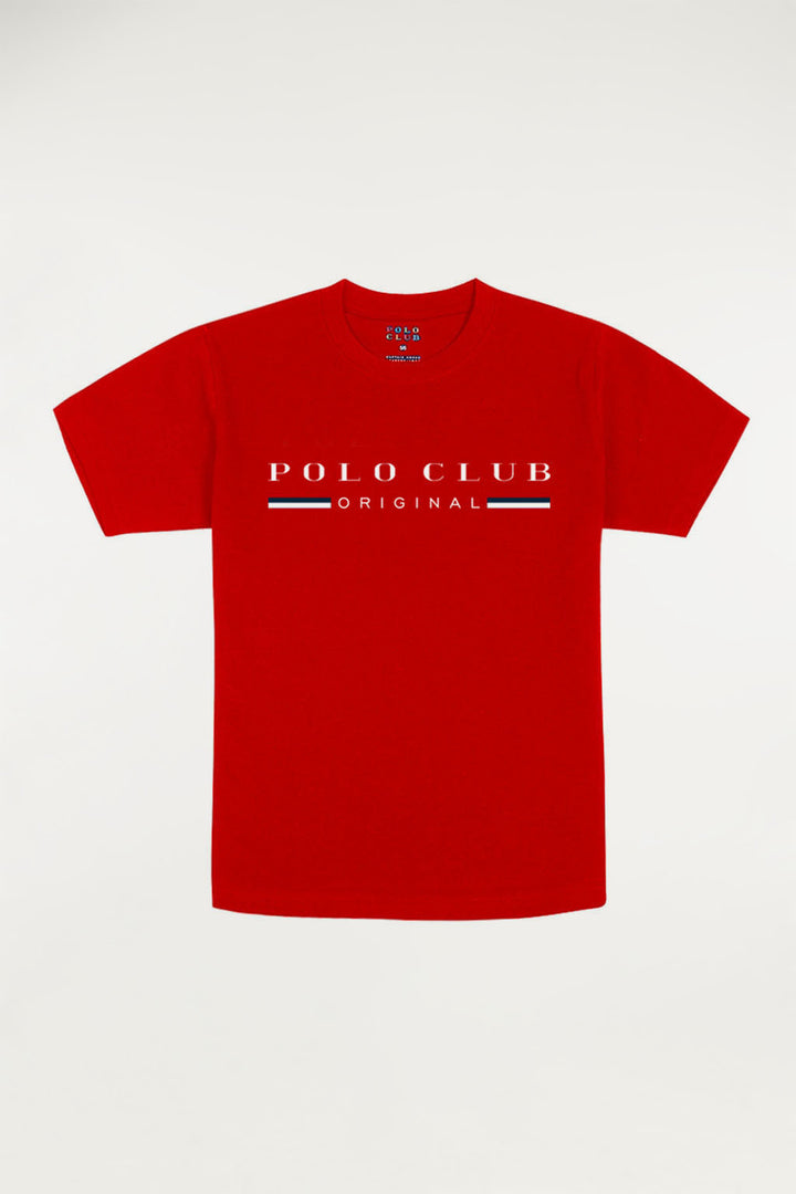 Camiseta icónica roja | NIÑOS | POLO CLUB