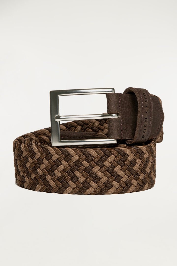 Cinturón trenzado tonos marrón | HOMBRE  | POLO CLUB