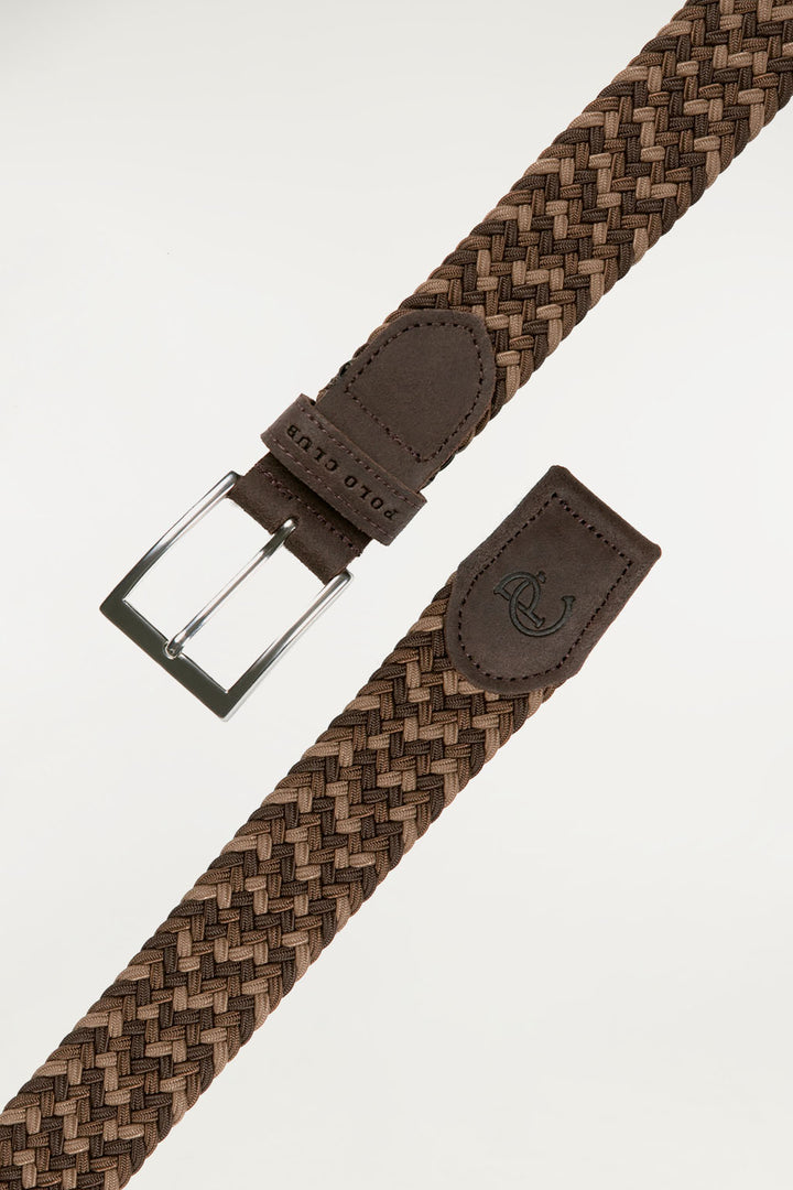 Cinturón trenzado tonos marrón | HOMBRE  | POLO CLUB