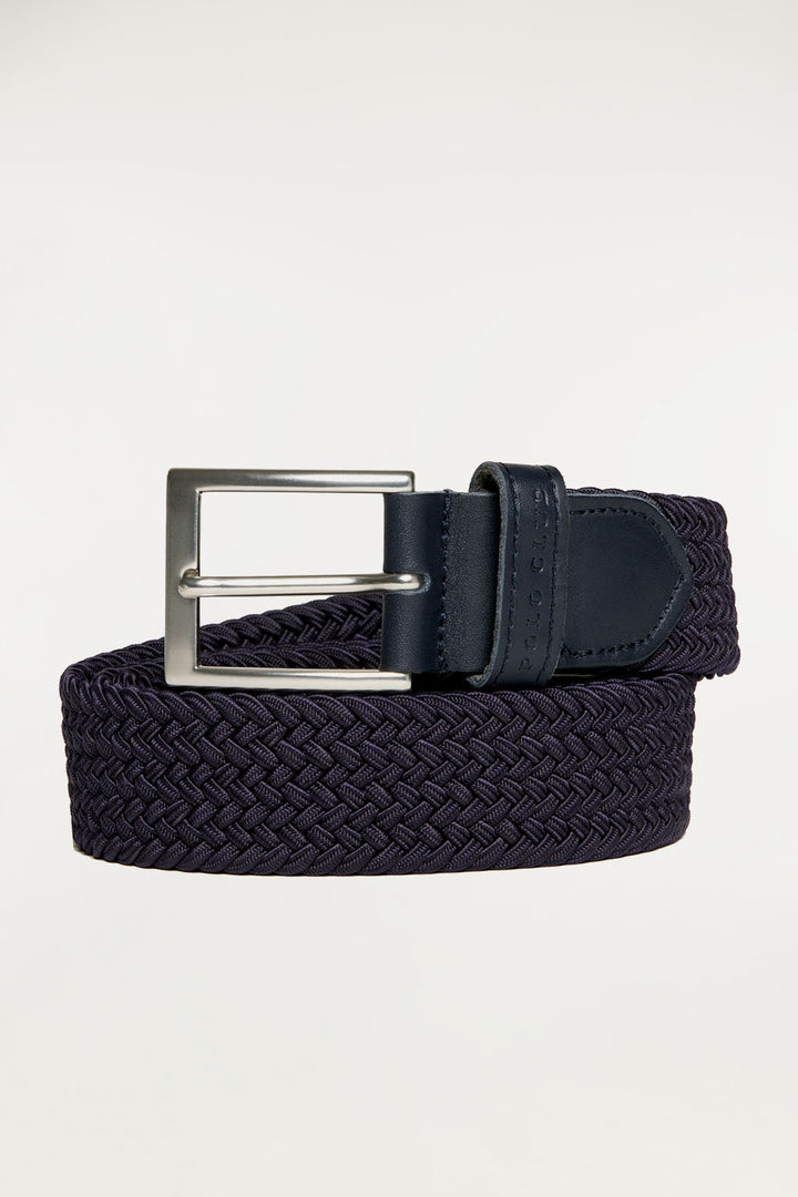 Cinturón trenzado azul marino  | HOMBRE  | POLO CLUB