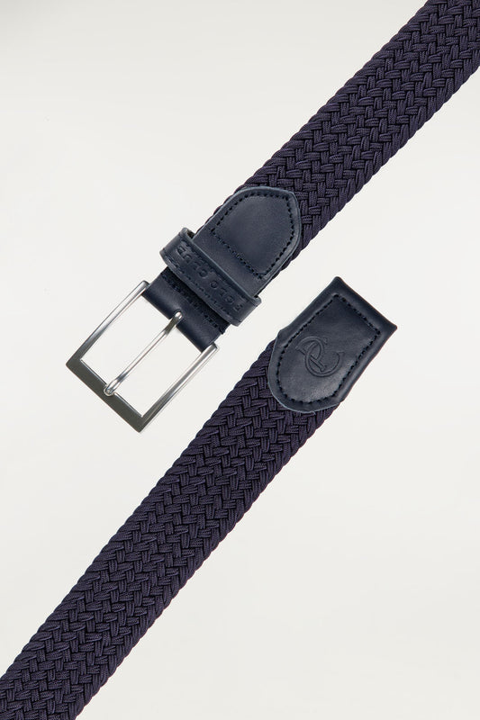 Cinturón trenzado azul marino  | HOMBRE  | POLO CLUB