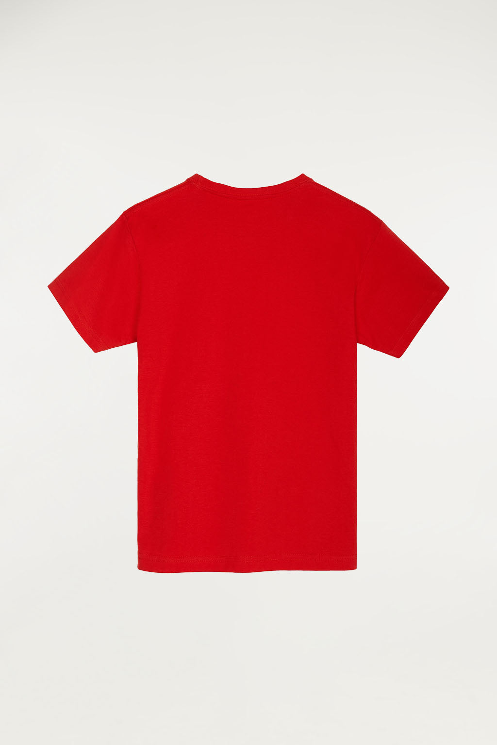 Camiseta roja con pequeño logo bordado | NIÑOS | POLO CLUB