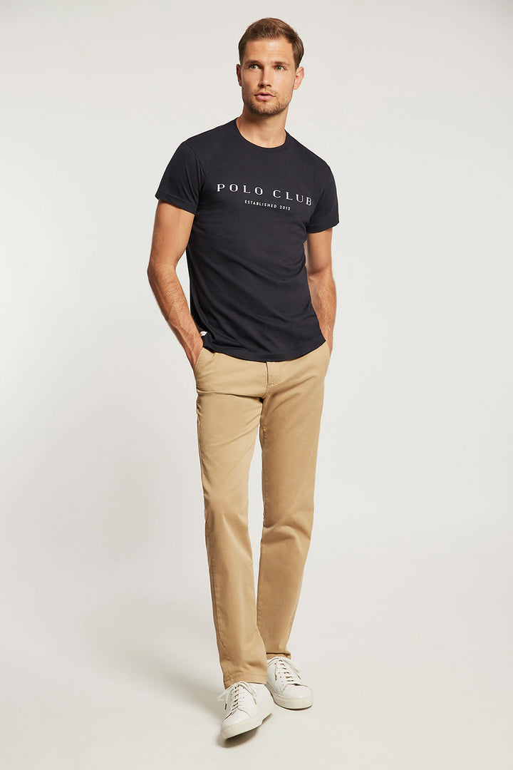 Camiseta marino con estampación  | HOMBRE  | POLO CLUB