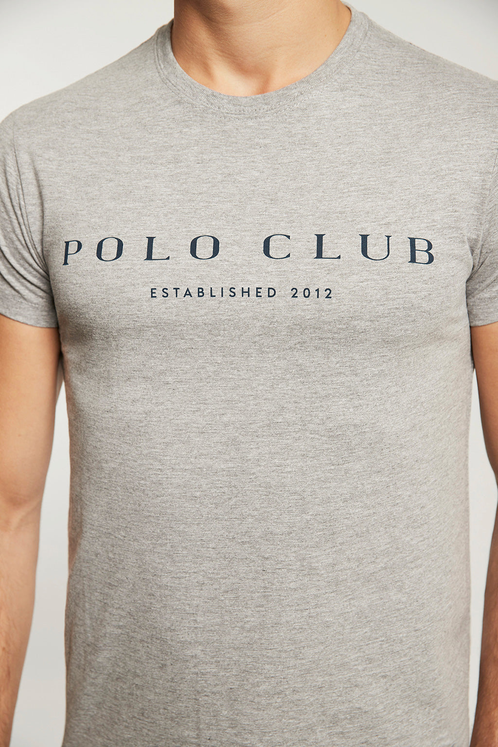 Camiseta gris con estampación  | HOMBRE  | POLO CLUB