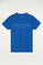 T-shirt azul com estampado