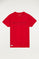Camiseta roja con estampación