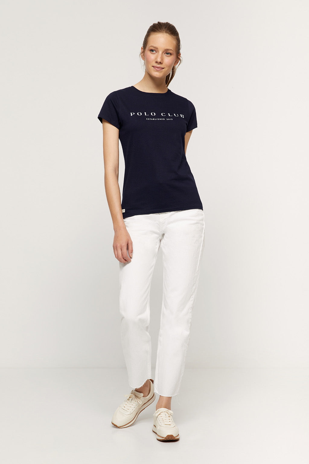 Camiseta marino con estampación  | MUJER  | POLO CLUB