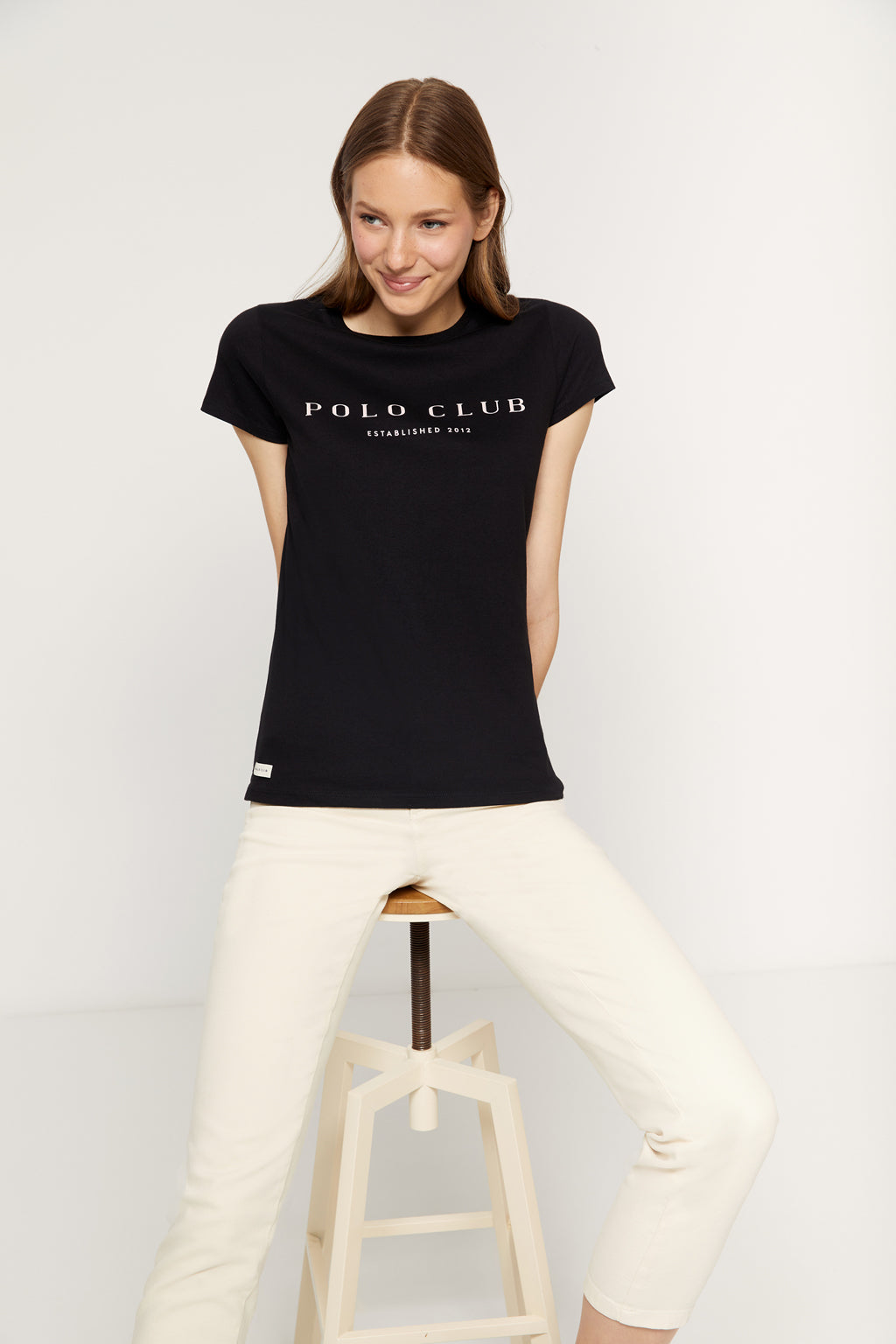 Camisetas negras mujer mango cheap