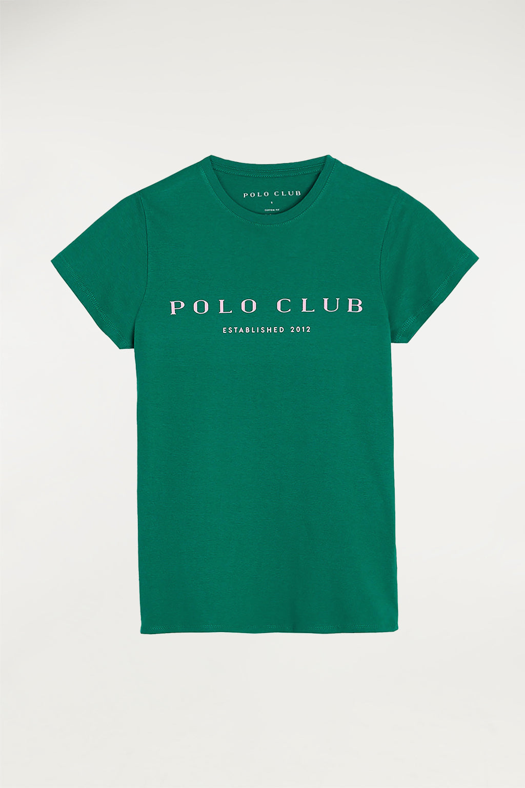 Camiseta verde con estampación  | MUJER  | POLO CLUB