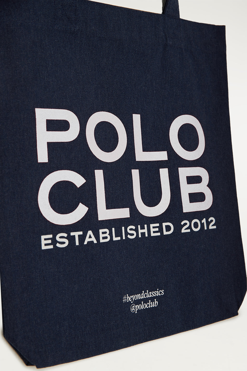 Tote bag con impresión frontal en crudo | UNISEX  | POLO CLUB