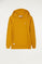 Ochre kids' organic hoodie with embroidered logo
