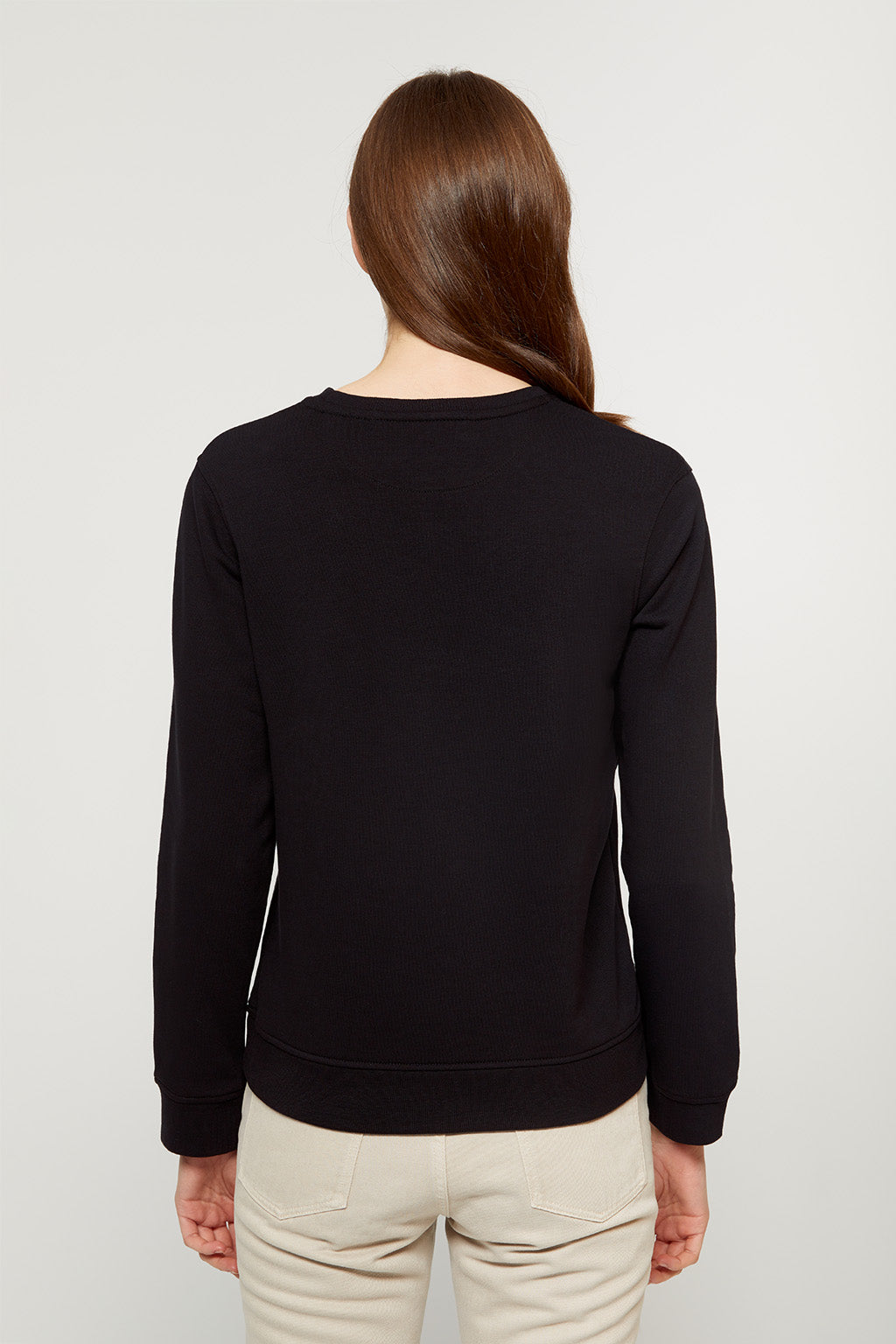 Sudadera Title negra organic mujer | MUJER  | POLO CLUB