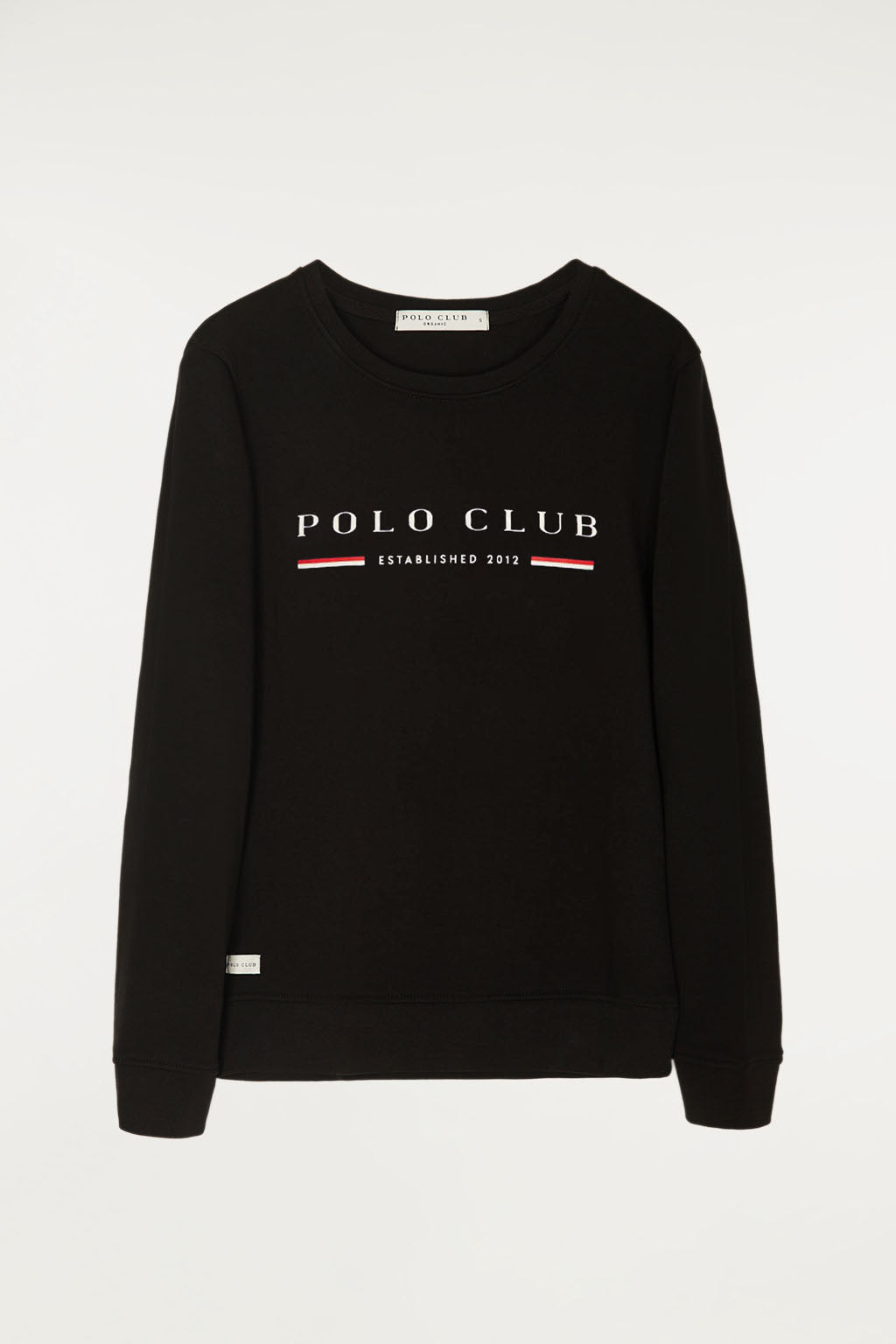 Sudadera Title negra organic mujer | MUJER  | POLO CLUB