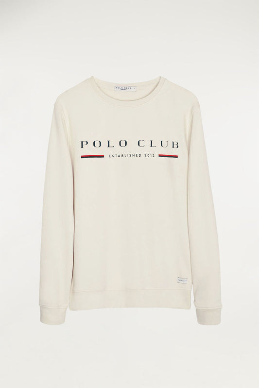 Sweatshirt Title bege organic