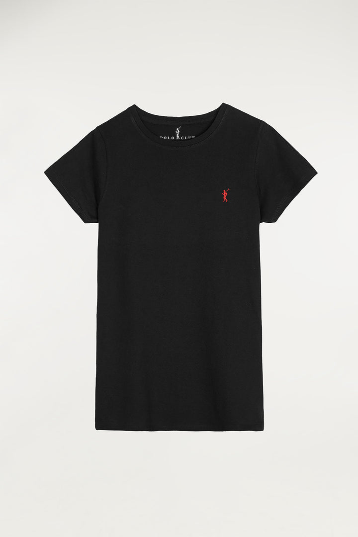 Pack de t-shirts de senhora com logótipo bordado em cor de contraste
