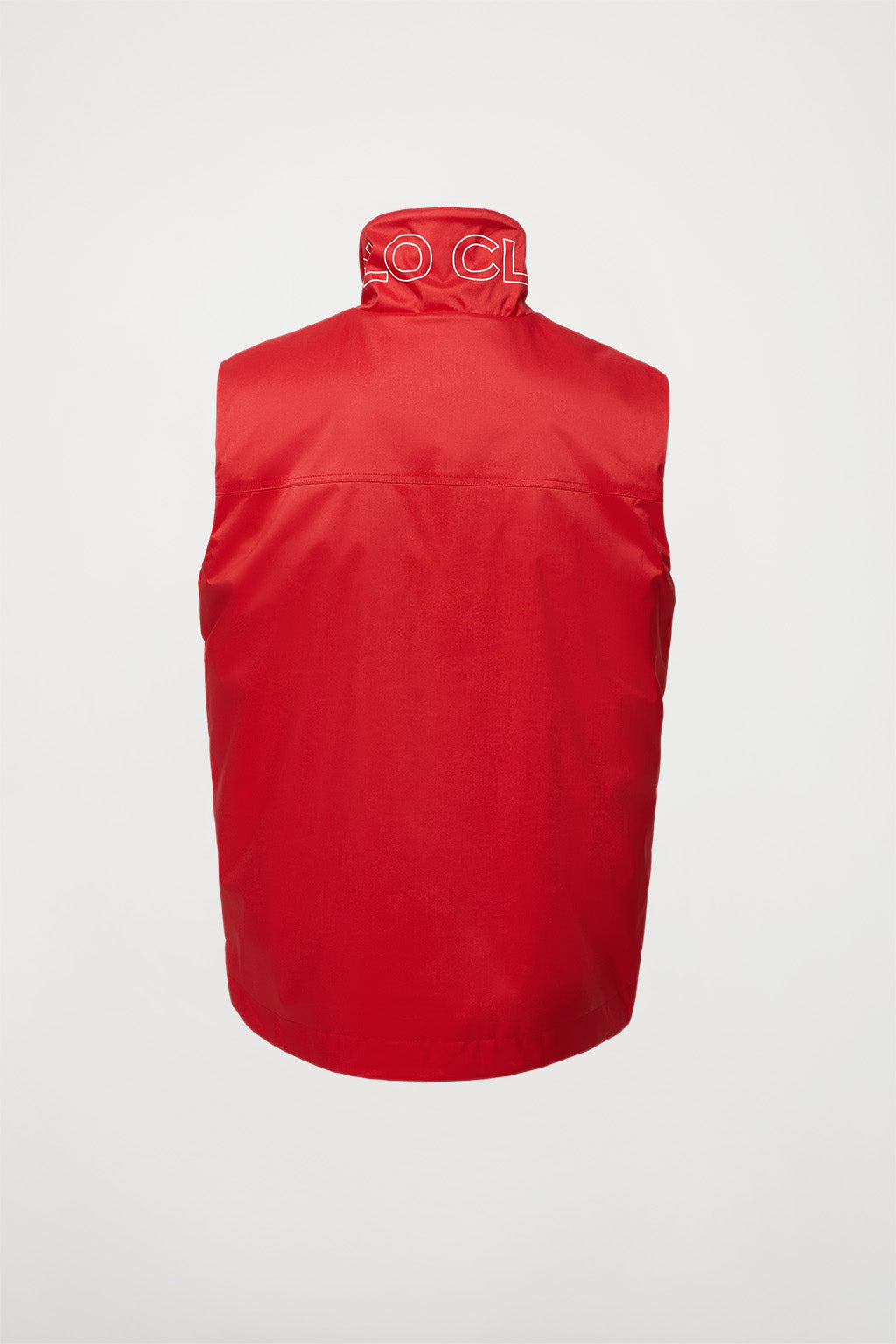 Chaleco técnico rojo con estampado en el cuello  | HOMBRE  | POLO CLUB