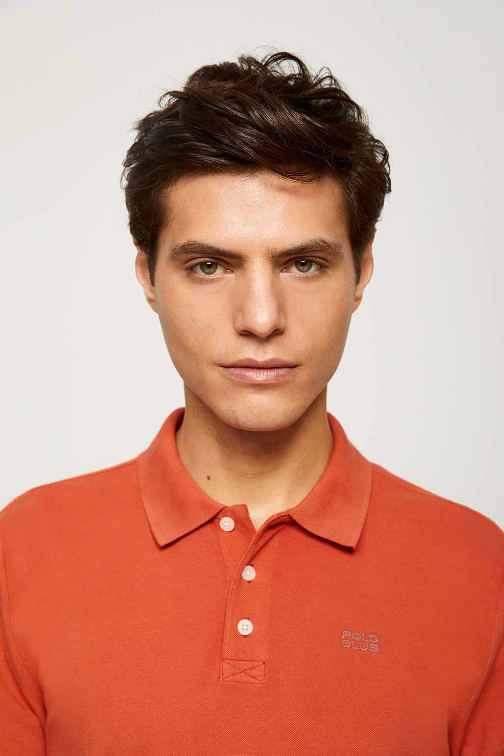 Polo de manga larga caldera con logo bordado | HOMBRE  | POLO CLUB