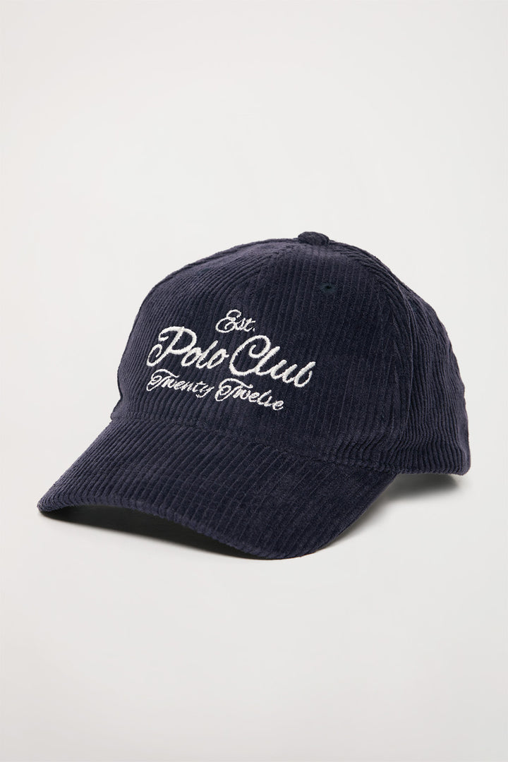Gorra beisbolera azul marino con logo bordado | UNISEX  | POLO CLUB