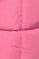 Chaleco acolchado rosa con print logotipado