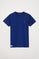 Camiseta de manga corta azul royal con logo Rigby Go