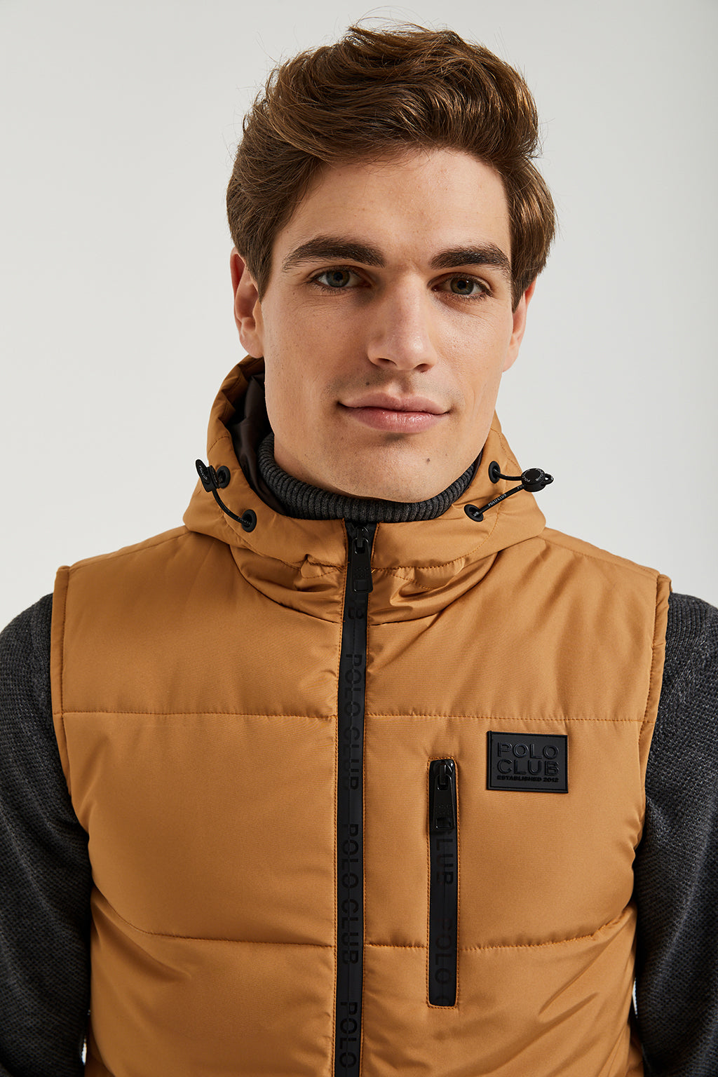 Chaleco clearance acolchado marron