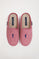 Zapatillas de casa mujer rosa con logo