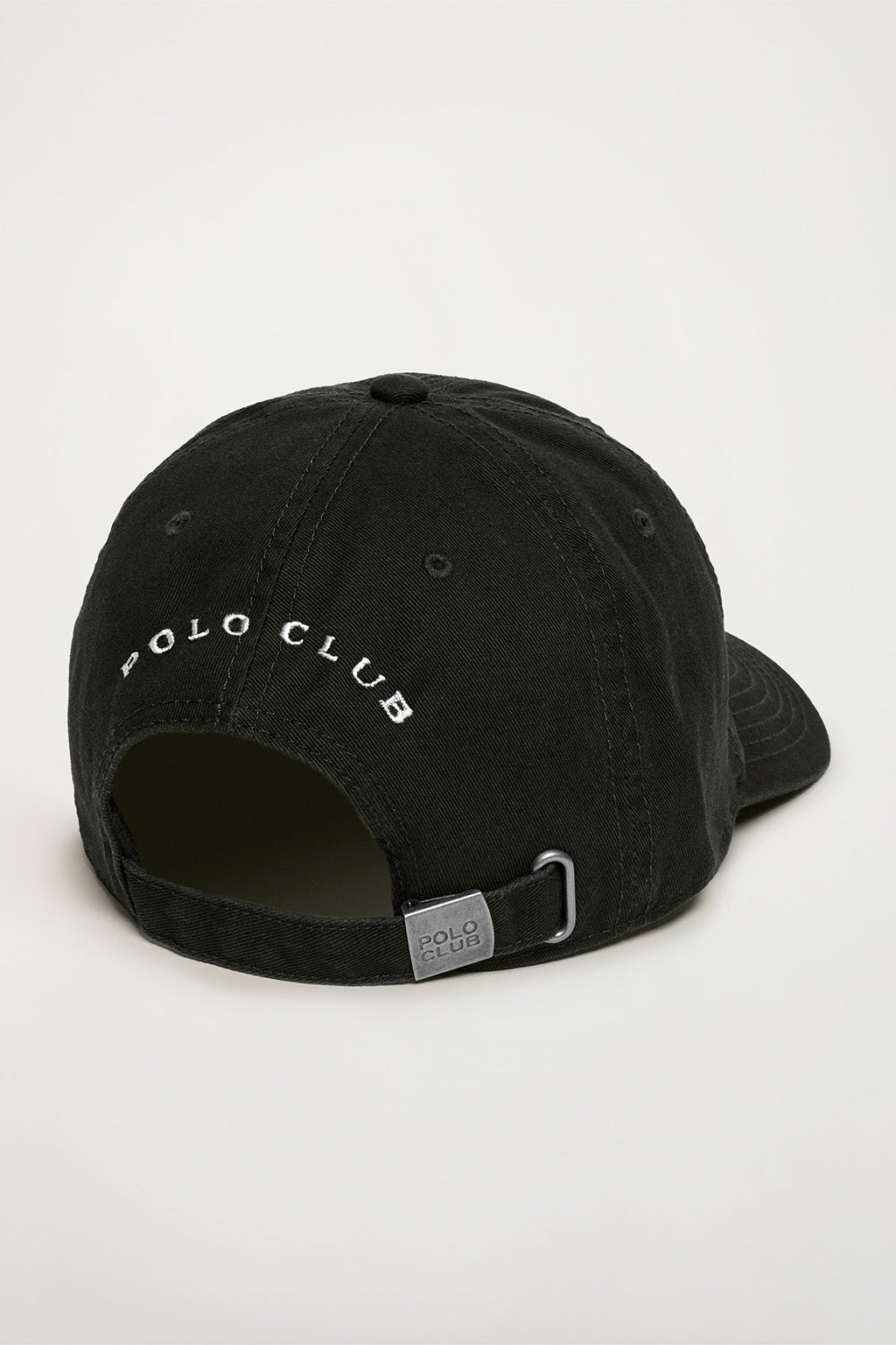 Gorra negra con logo bordado Rigby Go – Polo Club