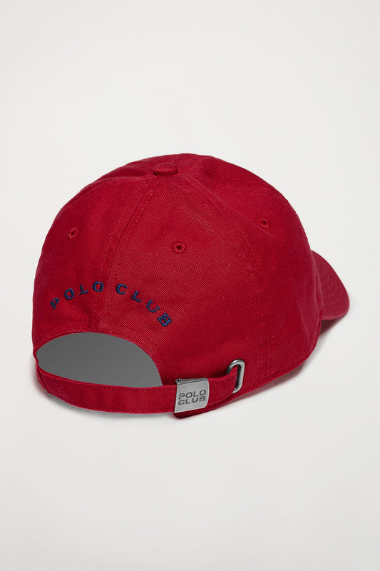 Gorra roja con logo bordado Rigby Go