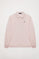Polo de manga comprida rosa com bordado Rigby Go