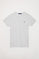 T-shirt básica branca de algodão com logótipo Rigby Go