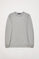 Sweatshirt básica cinza vigoré com decote redondo e logótipo Rigby Go