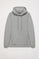 Grey-vigore hoodie with pockets and Rigby Go logo
