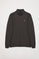 Sudadera abierta de cuello elevado asfalto con logo Rigby Go
