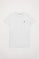 Camiseta básica blanca de manga corta con logo Rigby Go