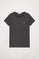 Camiseta básica asfalto de manga corta con logo Rigby Go