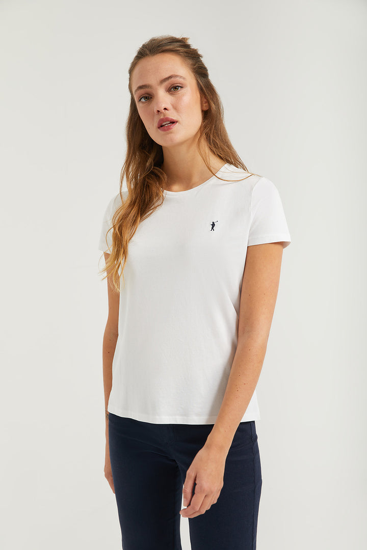 Pack de duas t-shirts básicas em branco e preto com logótipo Rigby Go