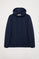 Sudadera de capucha y bolsillos azul marino con logo Rigby Go