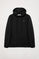 Sudadera de capucha y bolsillos negra con logo Rigby Go