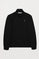 Sudadera de media cremallera negra con logo Rigby Go