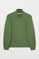 Sweatshirt com meio fecho-éclair verde lama com logótipo Rigby Go