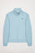 Sweatshirt aberta azul celeste com gola alta com logótipo Rigby Go