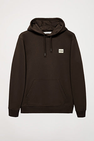 Sudadera capucha malva org nica Neutrals logo Polo Club