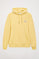 Sudadera con capucha amarilla orgánica Neutrals con logo