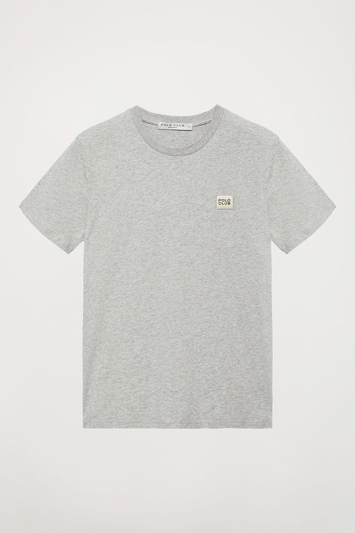 Camiseta gris vigoré orgánica Neutrals con logo